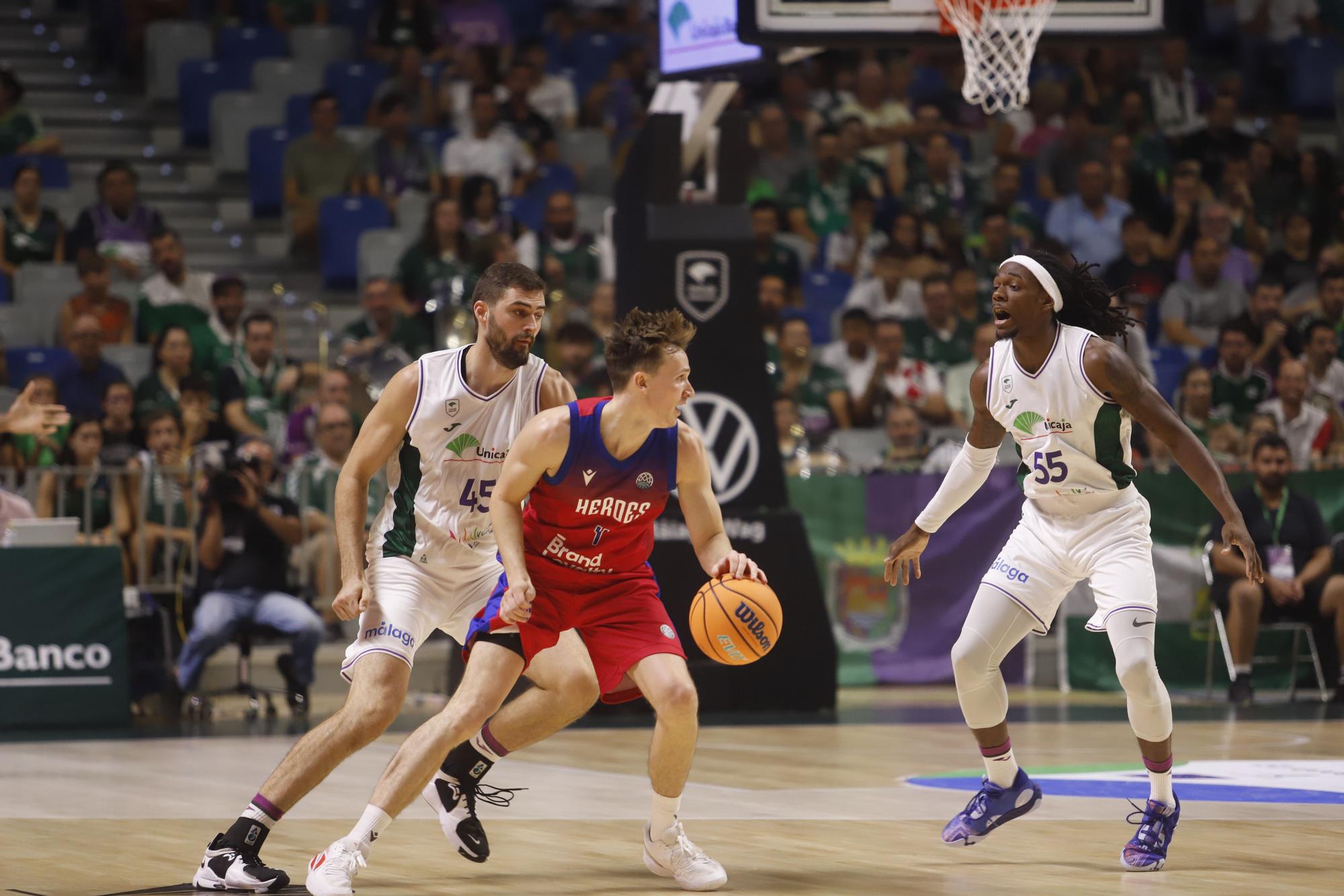 Unicaja - Den Bosch, semifinal de la fase previa de la BCL, en imágenes