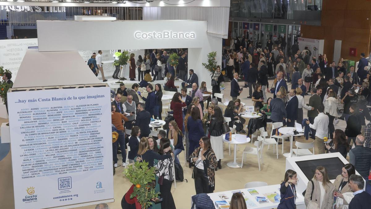 Imagen de la Costa Blanca durante la pasada edición en Fitur.