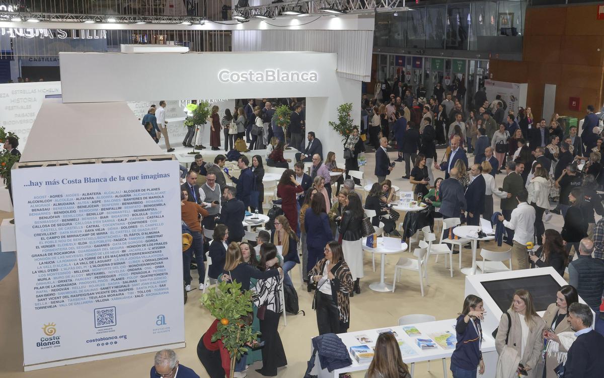 Imagen de la Costa Blanca durante la pasada edición en Fitur.