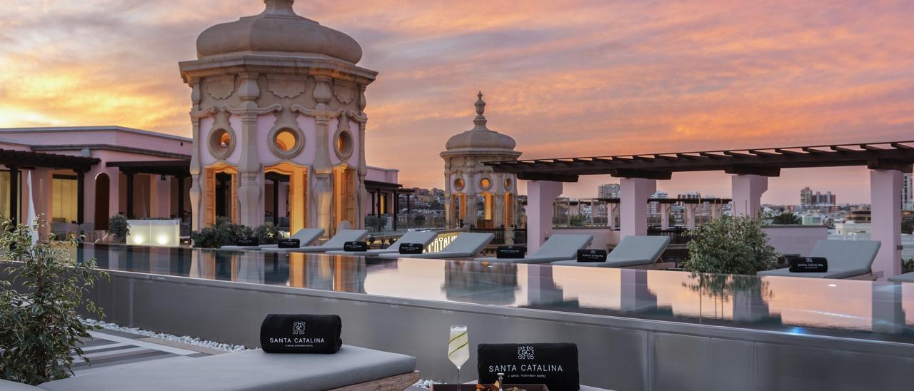 Terraza del Hotel Santa Catalina.