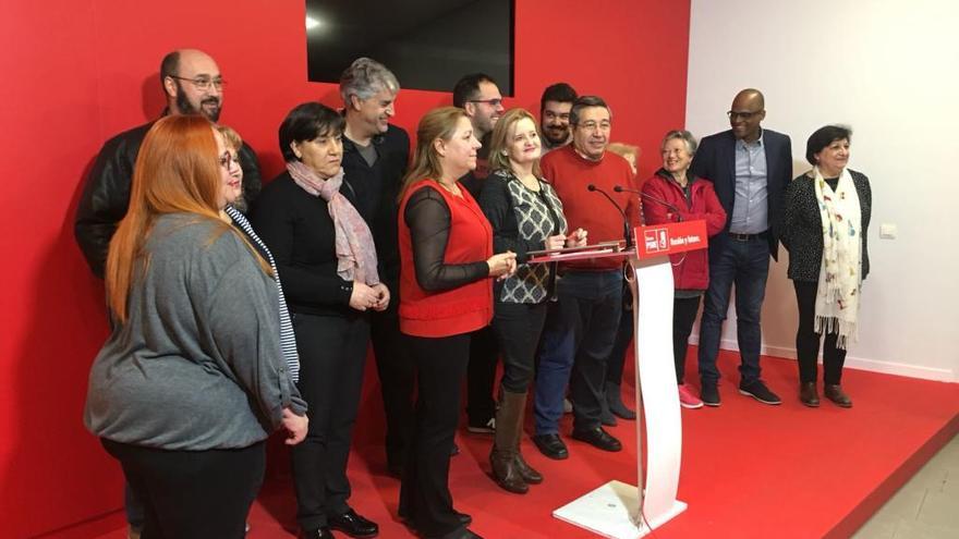 La nueva secretaria de la Agrupación del PSOE en Zamora, en la presentación de su ejecutiva local