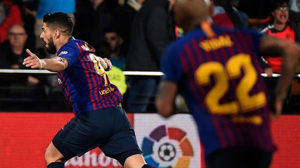 ¡Un gol que vale media liga! La volea imparable de Suárez que acerca al Barça al título