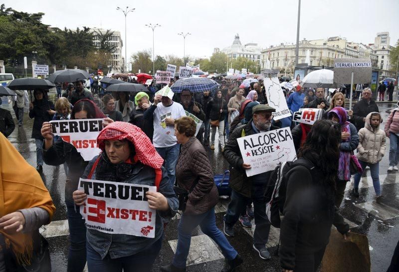 Manifestación 'Revuelta de la España vaciada' en Madrid