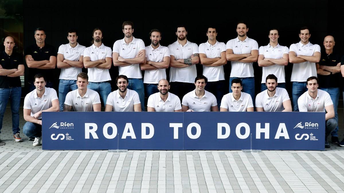 La selección masculina, en el 'Media Day'