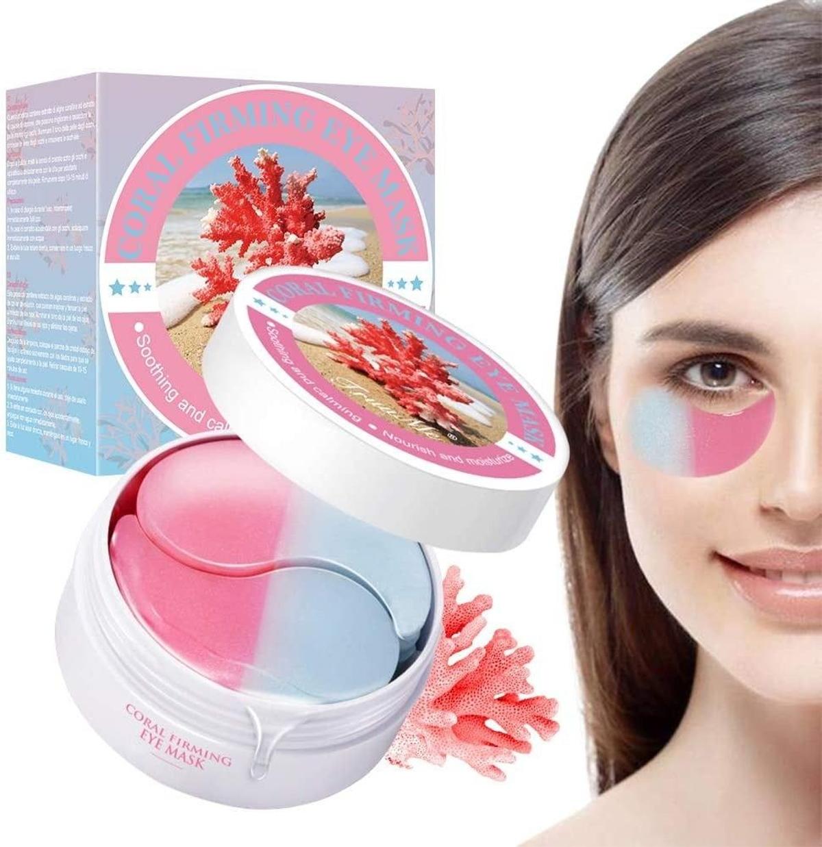 Mascarilla calmante coral para ojos, de TruuMe (15,99 euros)