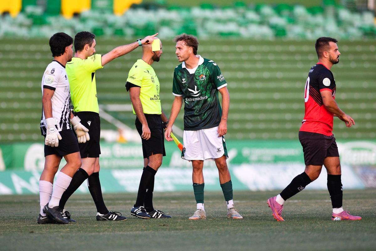 Nico Conesa, en el momento anterior a ser expulsado.
