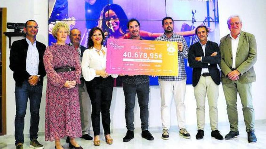 Prensa Ibérica y Endesa Music Lover entregan más de 40.000 euros para los palmeros que siguen sufriendo el volcán