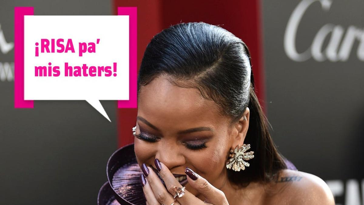 Rihanna se ríe a carcajadas en la première de Ocean's 8