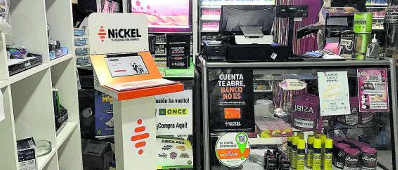 Un estanco de los que ofrecen entre sus servicios la oferta de Nickel | EMV