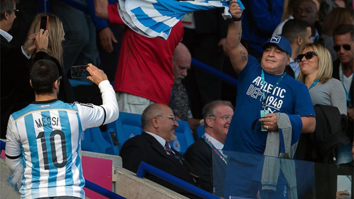 Maradona animó a los Pumas