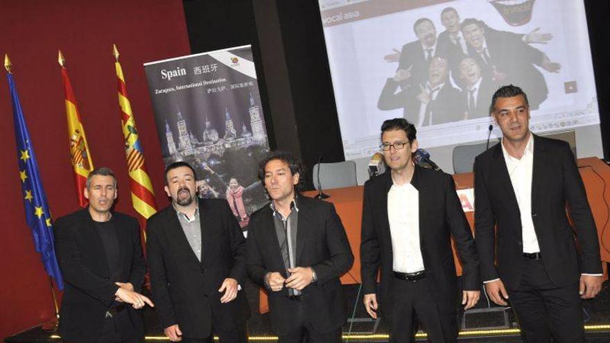 Aragón se promocionará en China al ritmo del grupo b vocal