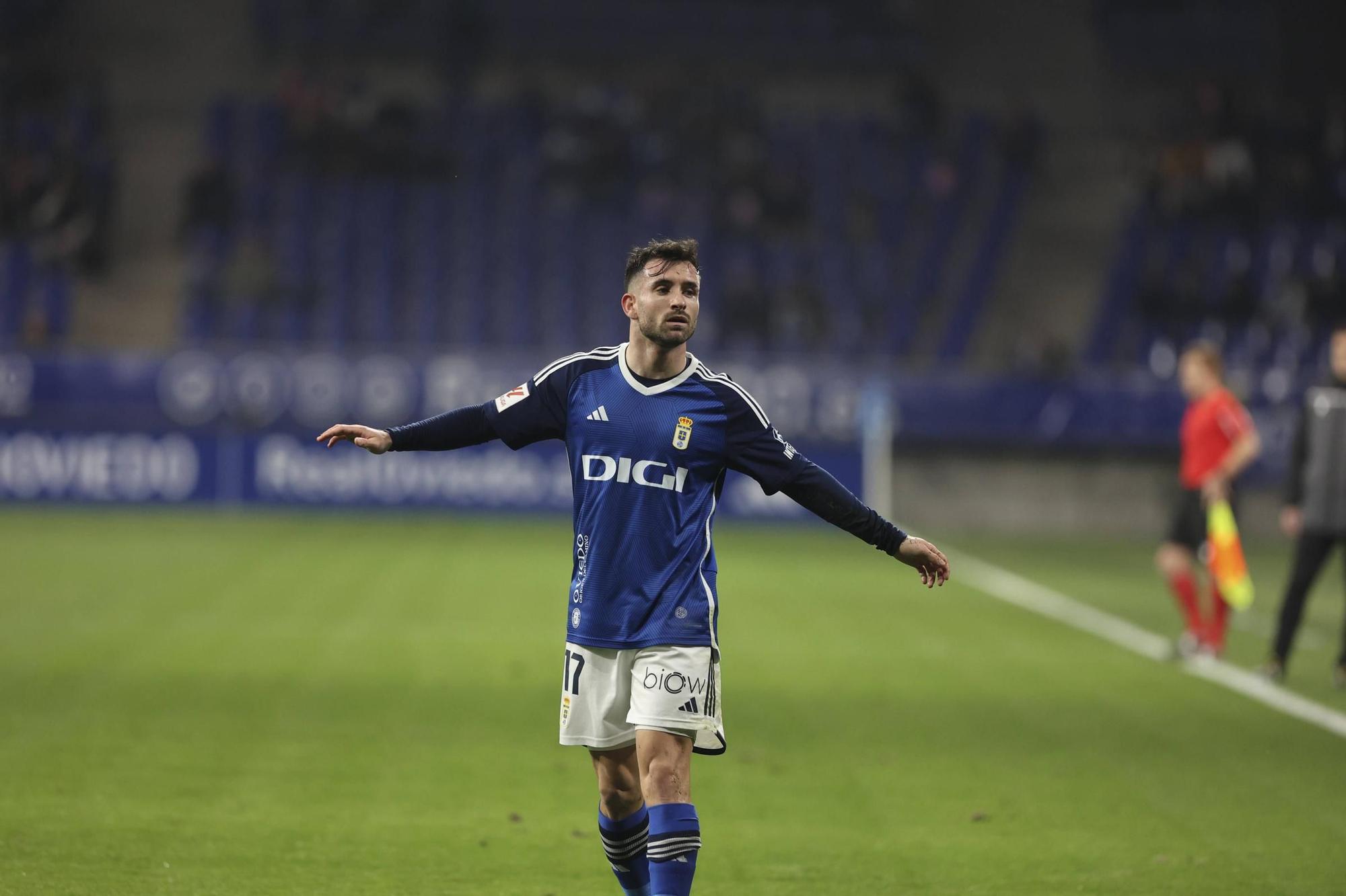 El partido entre el Real Oviedo y el Leganés, en imágenes