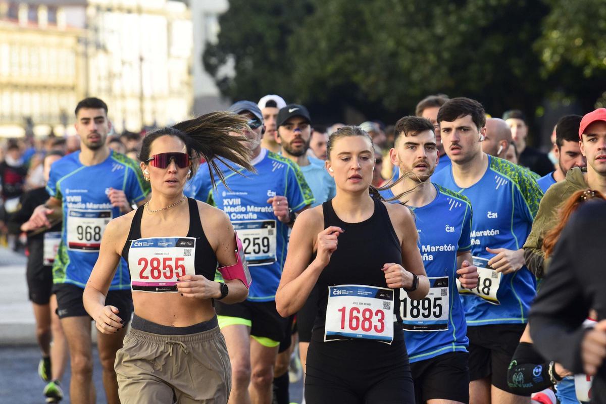 Así fue la media maratón Coruña21