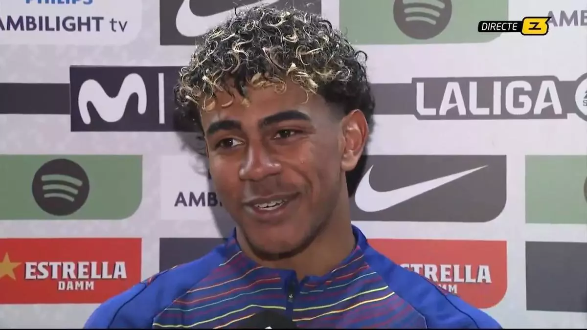 El Lamine Yamal más natural tras su primer hat-trick en pleno Ramadán: "Tengo hambre, eh"