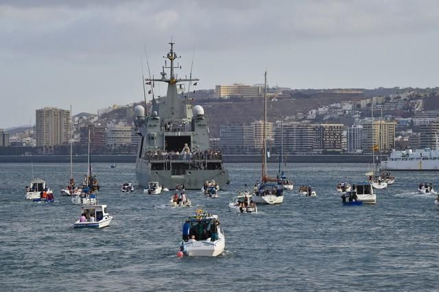 Procesión marítima de la Virgen del Carmen