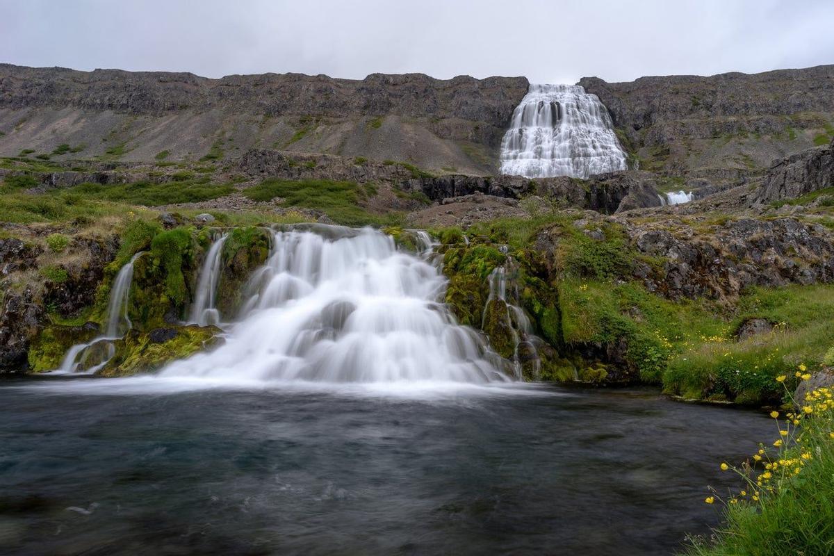 Cascada Dynjandi, Islandia