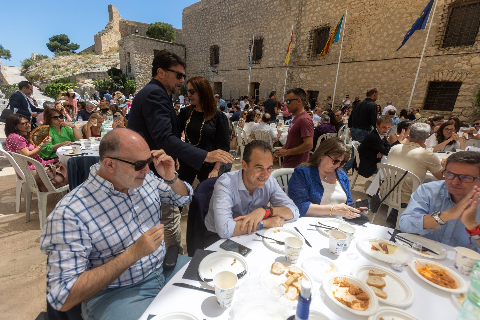 Celebración de los trabajadores del ayuntamiento de Alicante de Santa Rita