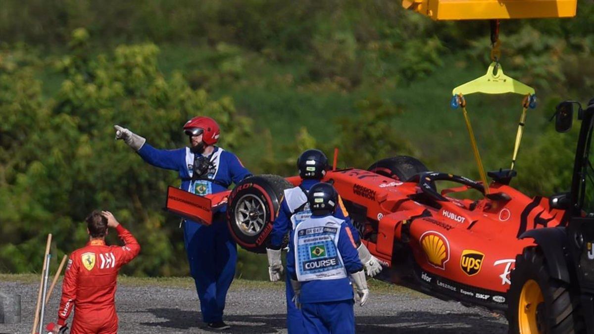 Los Ferraris no acabaron la carrera