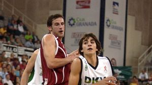 Ricky Rubio, el día de su debut en la ACB el 15 de octubre de 2005 en Granada.