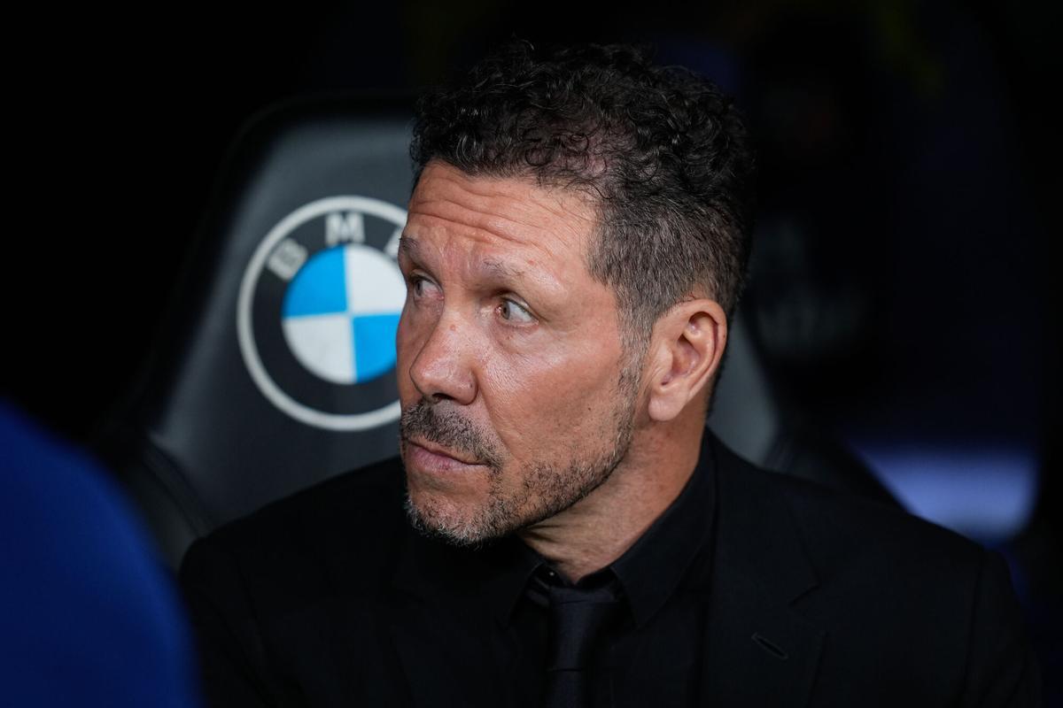 Diego Pablo Simeone, entrenador del Atlético de Madrid