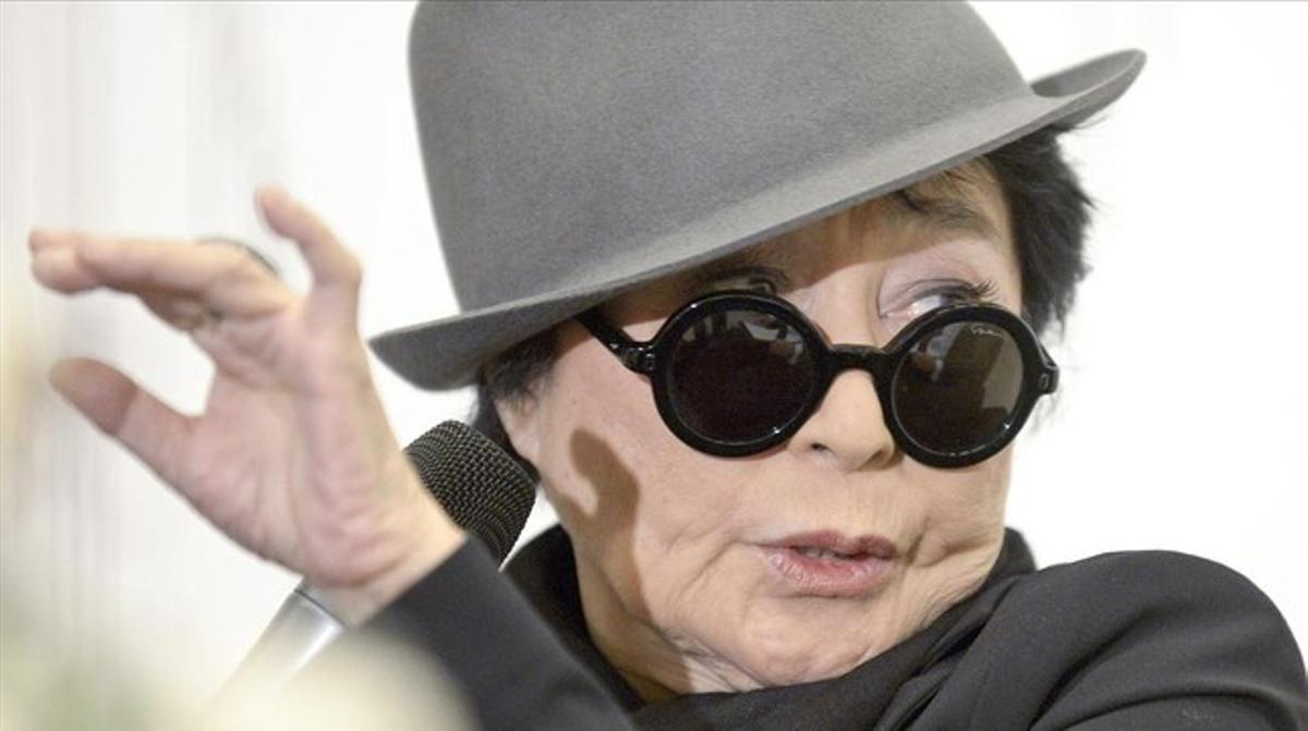 L’artista Yoko Ono, viuda de John Lennon, el 2013. L’artista Yoko Ono, viuda de John Lennon, el 2013.