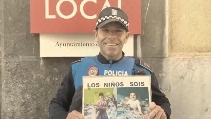 El emocionante homenaje de la Policía Local de Gijón a los más pequeños: &quot;Sois nuestros héroes&quot;