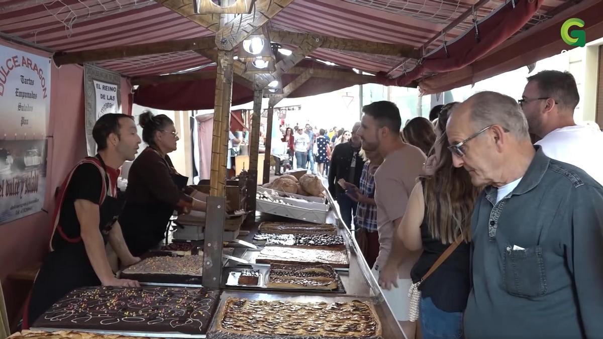 Un estand en la Fira de Comerç de Bocairent de una edición pasada.