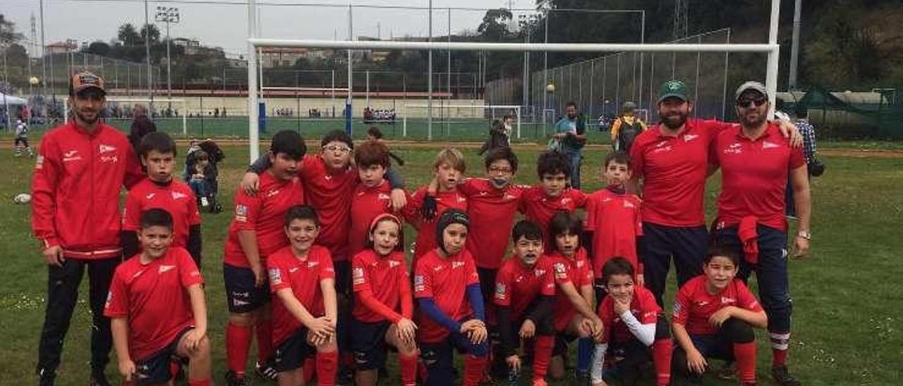 La escuela de rugby grupista disputa el prestigioso torneo del VRAC de Valladolid