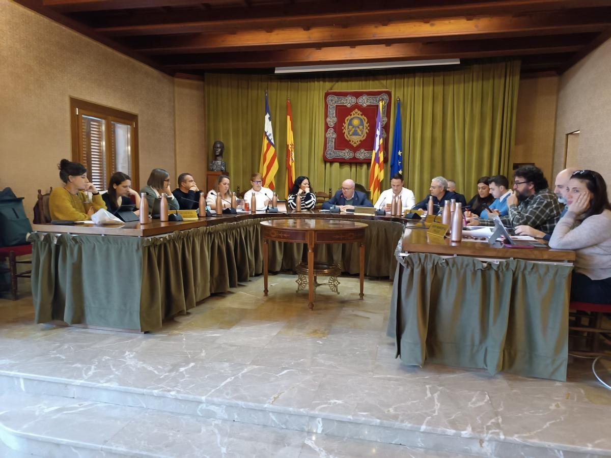Un momento del pleno de Sóller.
