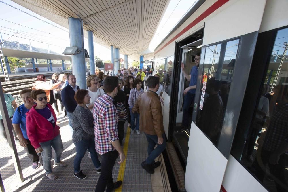 Los cercanías vuelven a Moixent tras 9 años