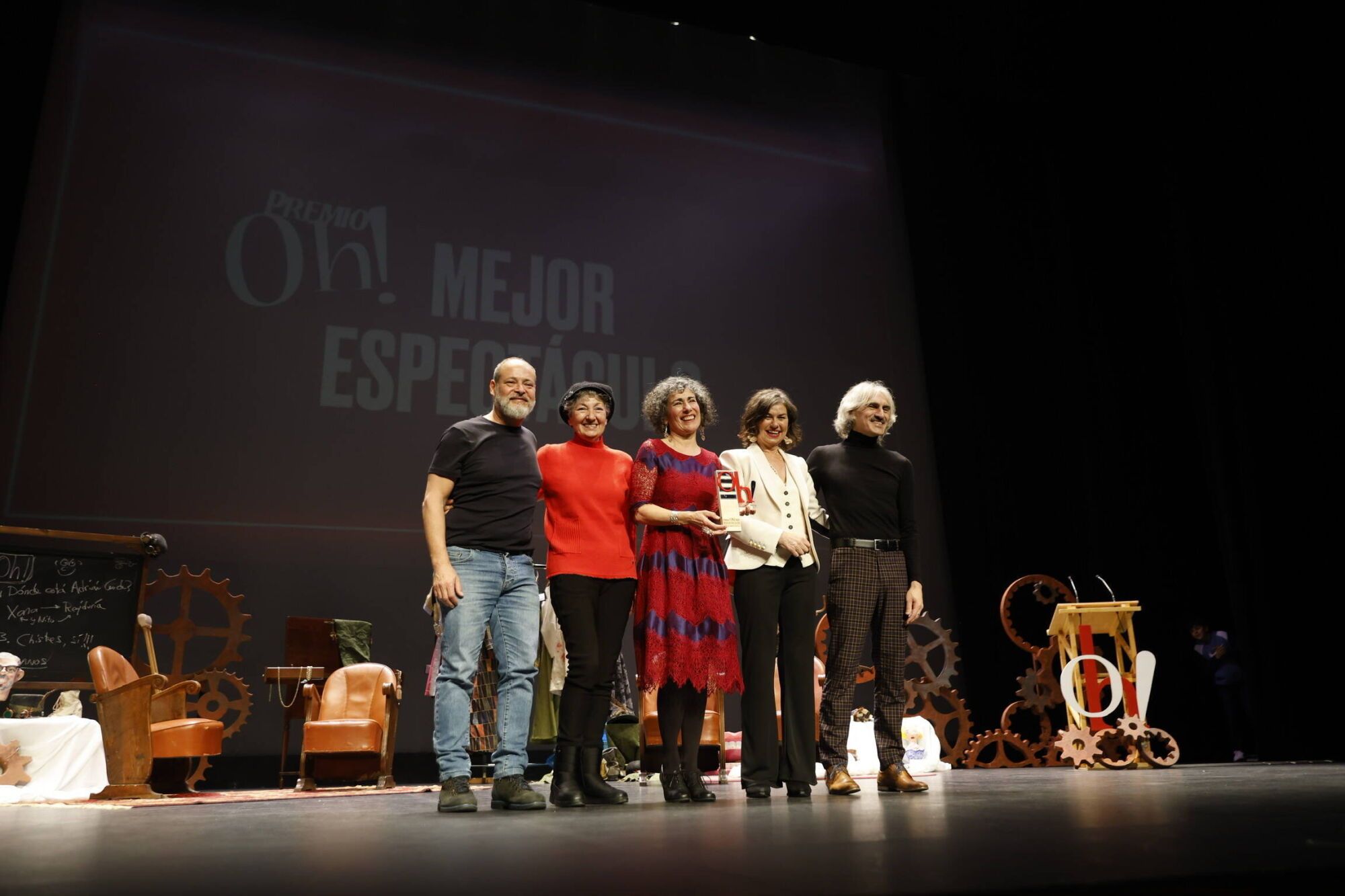 EN IMÁGENES: La entrega de los premios "Oh!" del teatro asturiano