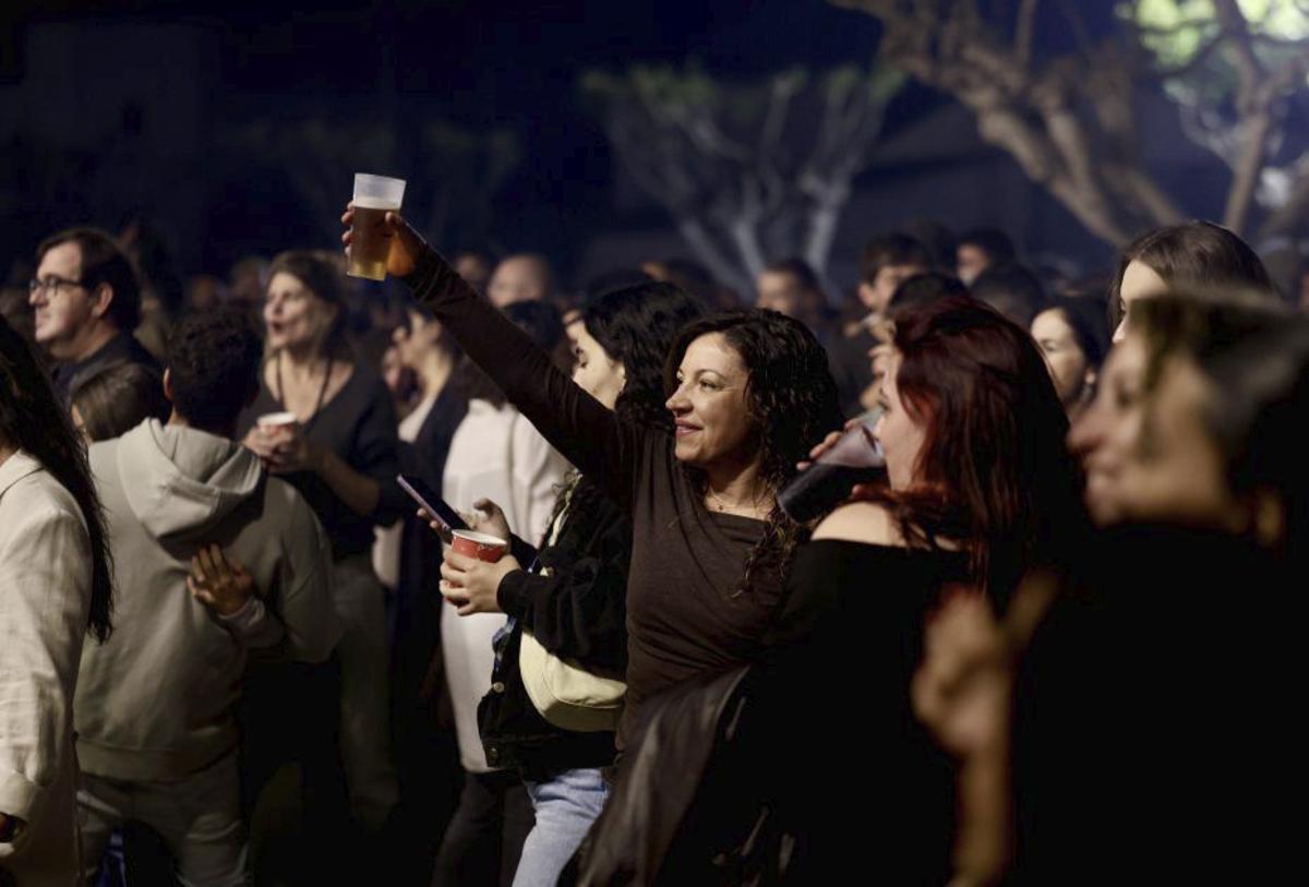 Público entregado en Sant Jordi.