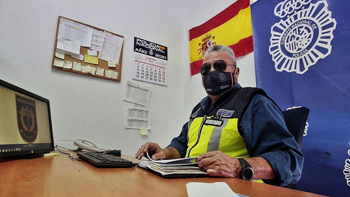 Víctor Massanet, inspector de la Brigada Provincial de Policía Judicial de la Policía Nacional en Santa Cruz de Tenerife.