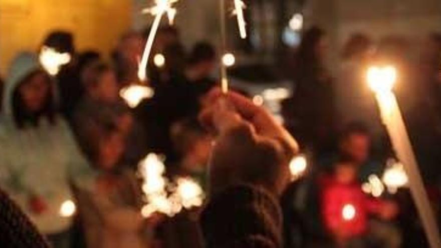 Celebración de &#039;La Hora del Planeta&#039; en España en 2018.