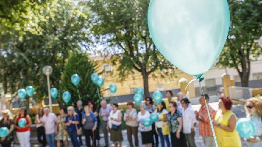 La suelta de globos de esta mañana