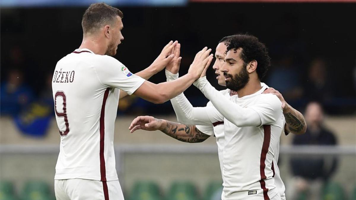 Dzeko y Salah volvieron a resultar letales