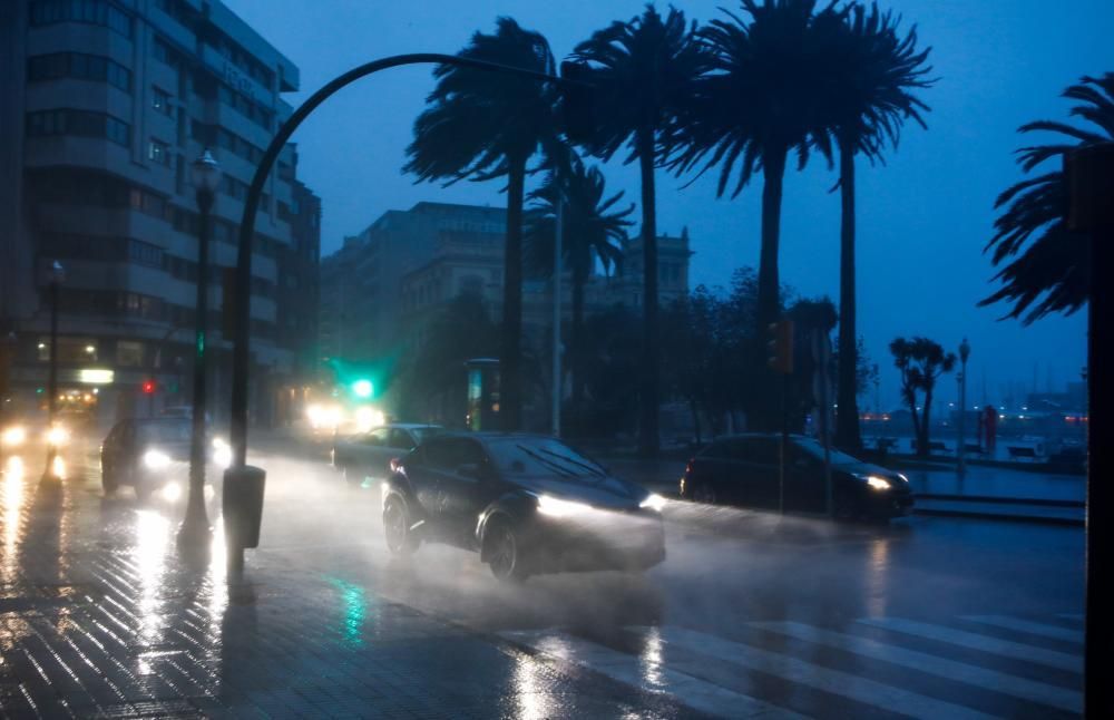 Temporal en Gijón.