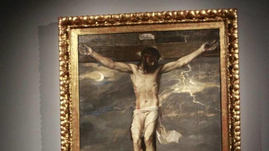 &#039;Cristo crucificado&#039;, de Tiziano, en el Thyssen.