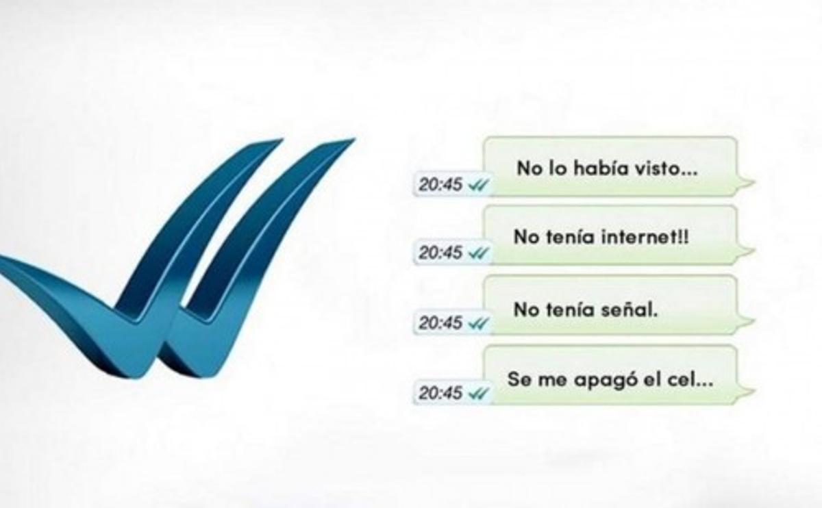 Los memes del doble check de Whatsapp Los memes del doble check de Whatsapp