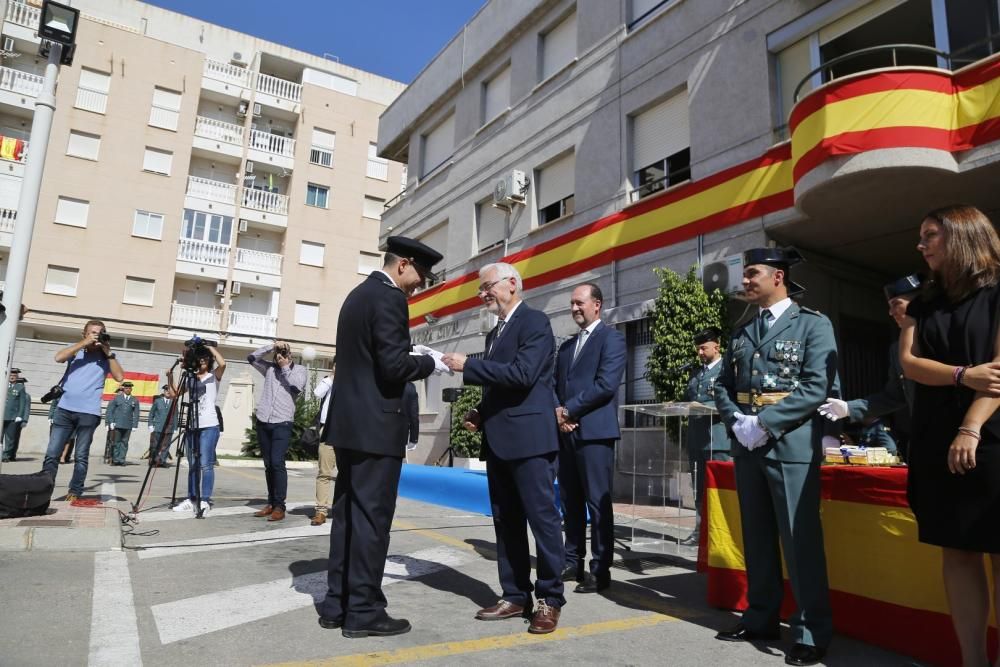 Misa y acto castrense en el cuertel de la Compañía de la Guardia Civil de Torrevieja y la Vega Baja el día de la Virgen del Pilar