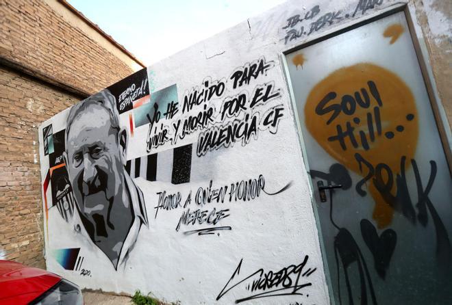 El nuevo mural a Españeta en las calles de València