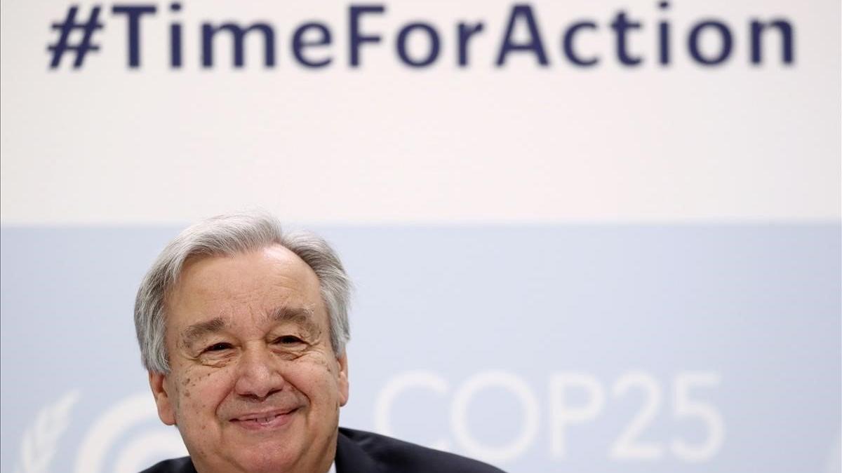 El secretario general de las Naciones Unidas en la cumbre climática (COP25)