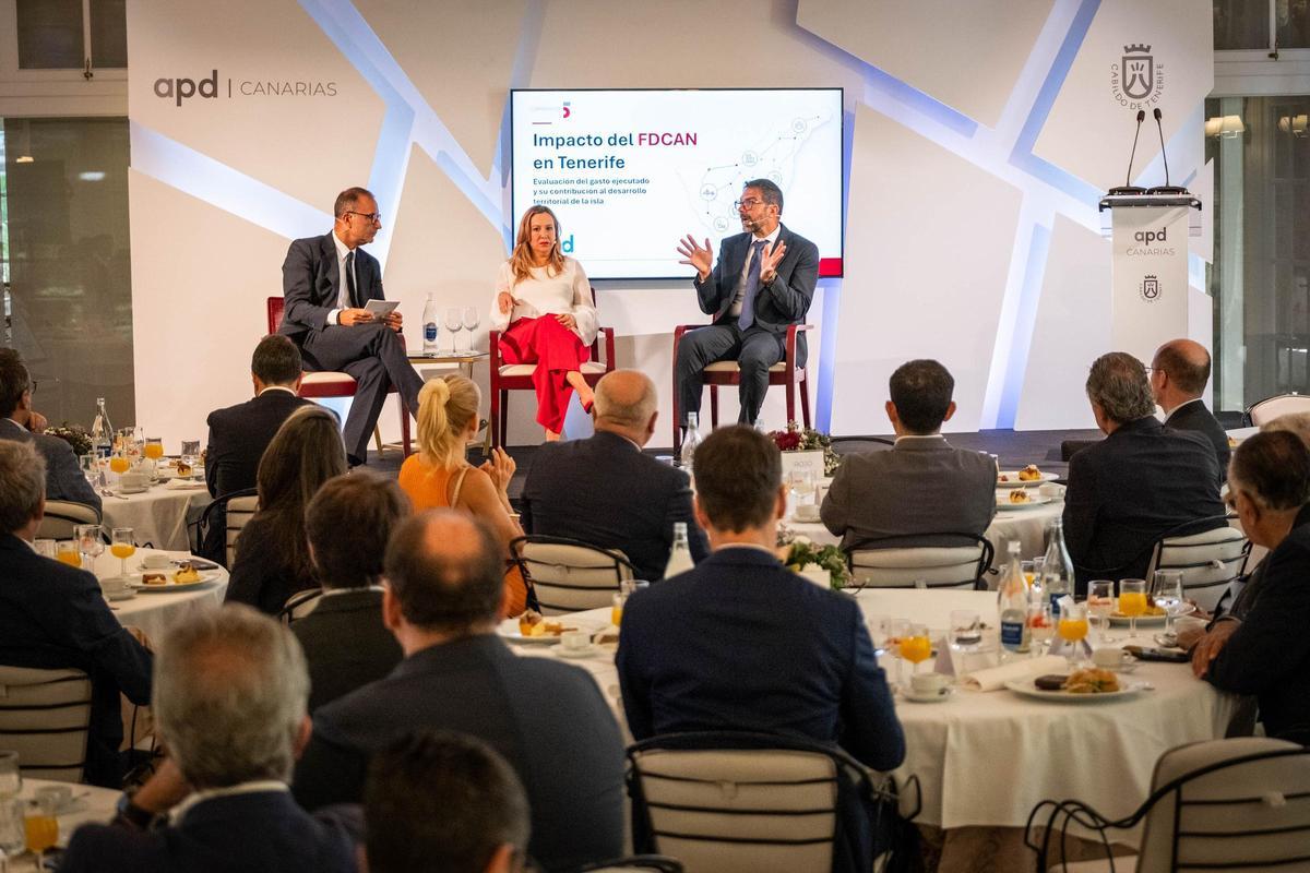 Desayuno coloquio 'De la inversión al impacto: la transformación de Tenerife'