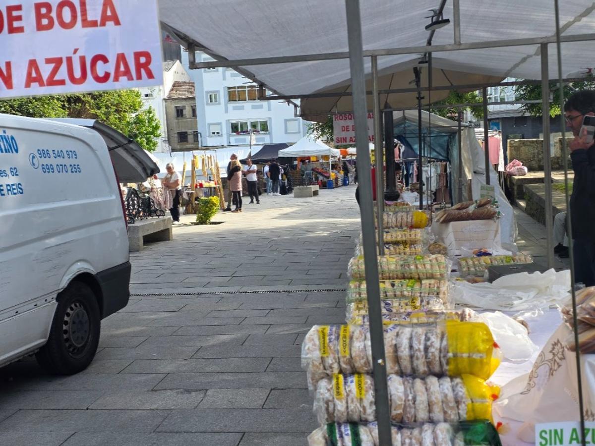 Los puestos ambulantes instalados en el entorno de Vista Alegre.