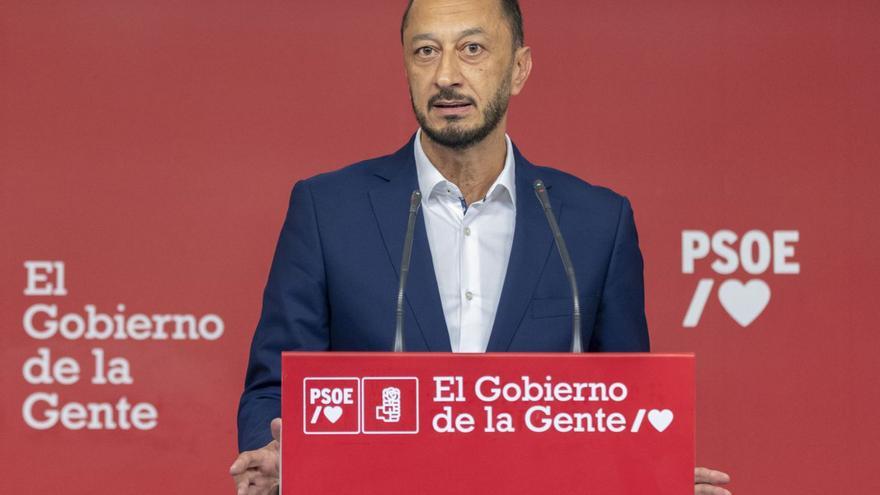 Alfonso Rodríguez Gómez de Celis, secretario de Política Municipal del PSOE.   | // L. O.