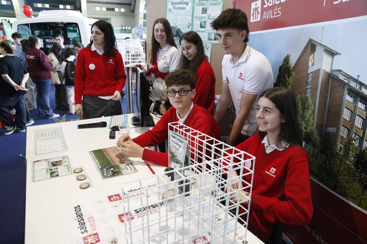 En imágenes: La IV feria de la ciencia y la innovación en Asturias, en Avilés