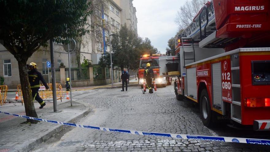 El incendio provocó la movilización espontánea de los padres