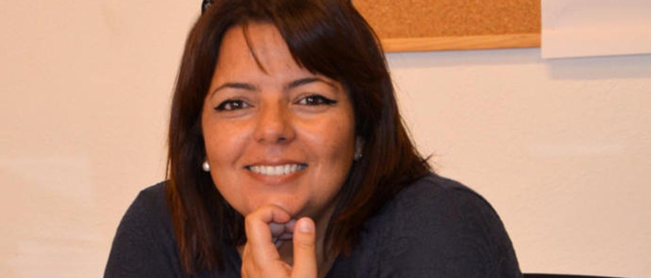 Gloria Cabrera, concejala de Playas del Ayuntamiento de Telde.