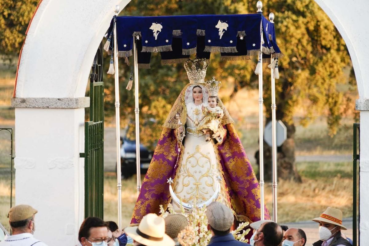 La Virgen de Luna regresa a su santuario desde Villanueva de Córdoba