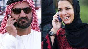 La princesa Haya y el príncipe de Dubái Mohammed bin Rashed al-Maktum.